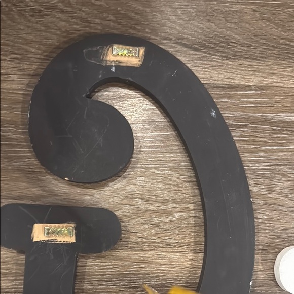 Etsy Grayson Black and White Wooden Wall Letters - Picture 5 of 5